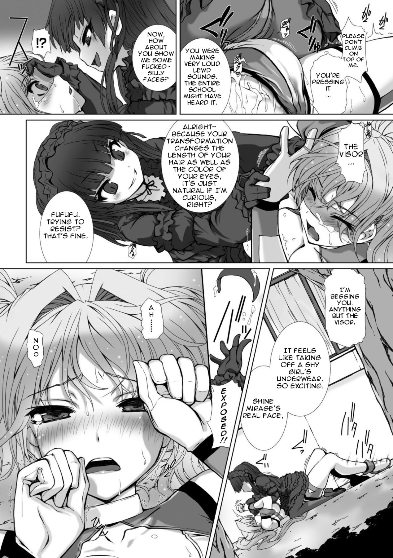 Hentai Manga Comic-Uniform Transforming Princess Shine Mirage THE COMIC - Ch.1-6-Read-99